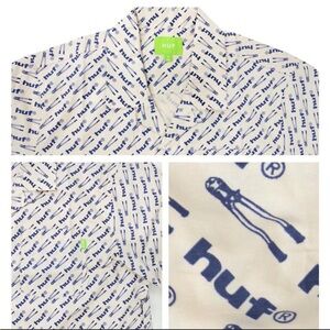 HUF Breaker Natural Button Up Short Sleeve Shirt